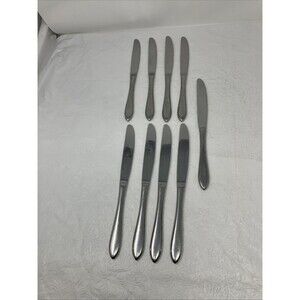 Hampton Silversmiths CONIFER Dinner Knives 9-1/ 8” Lot Set Of 9 Knife